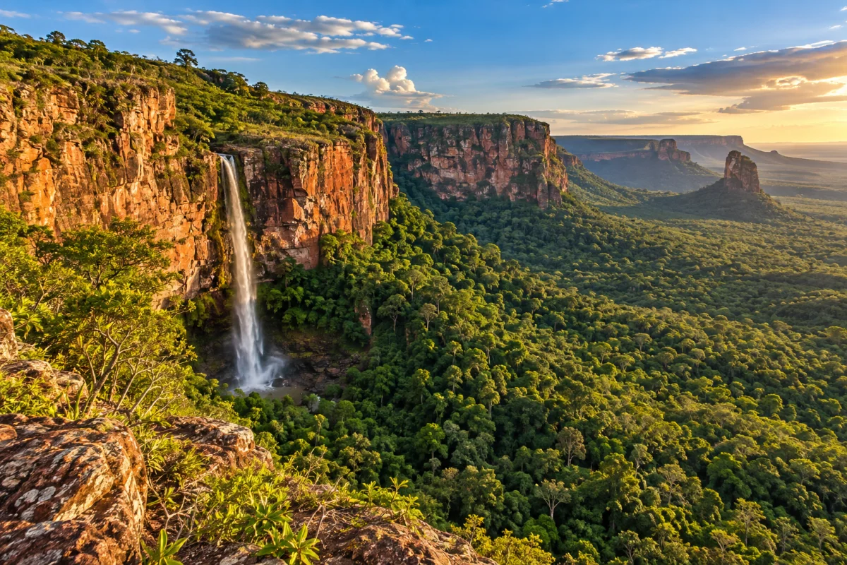 Chapada dos Guimarães perto de Cuiabá