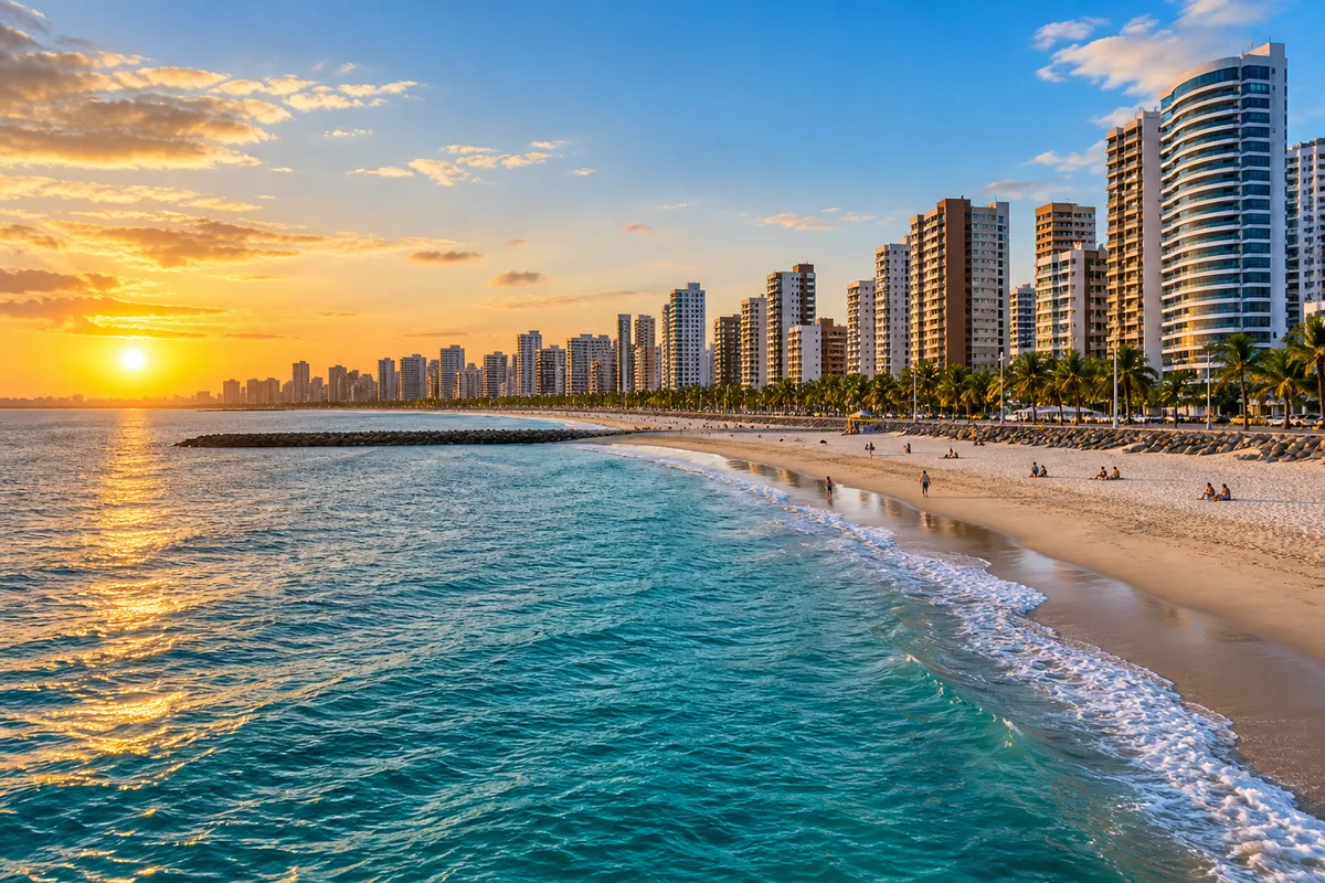 Orla da Beira-Mar em Fortaleza