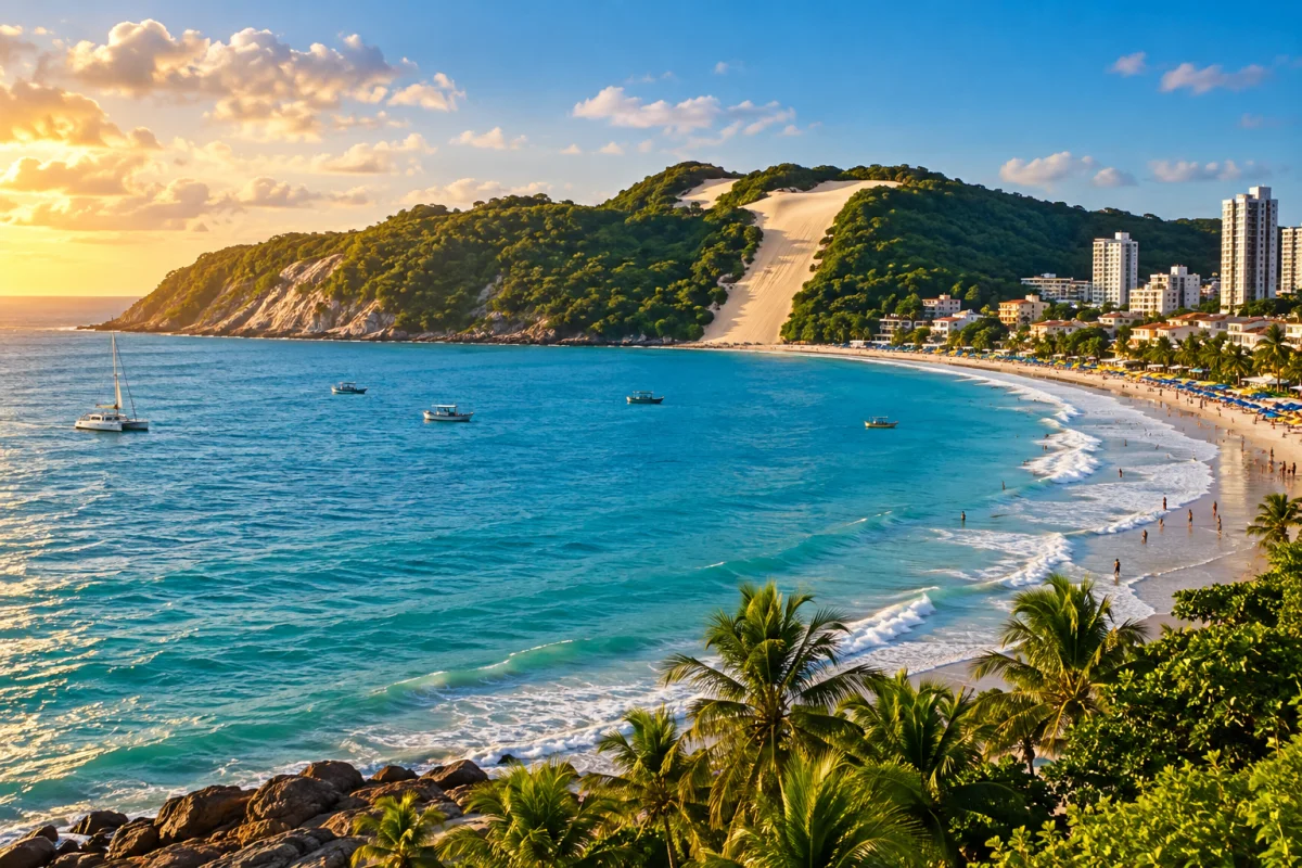 Praia e dunas de Natal